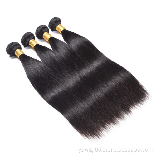 Wholesale 8A Grade Lace Closure With Bundles 28 30 32 Mink Peruvian Virgin Human Hair Straight 3 4 Bundles